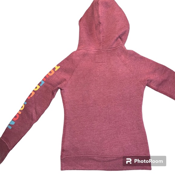 True Religion Logo Hoodie Heather Burgundy - Picture 10 of 13